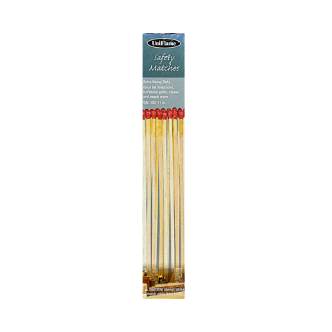 50 Count Heavy Duty Premium Safety Matches - Taconic Fireplace and Stone